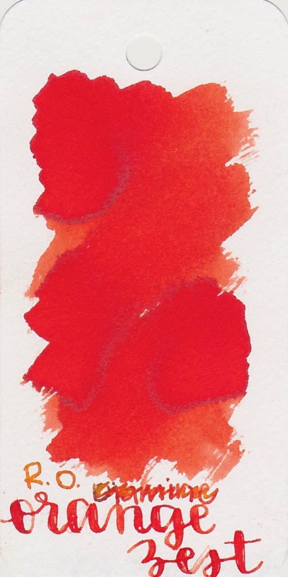 Ink Review #111: Robert Oster Orange Zest — Mountain of Ink